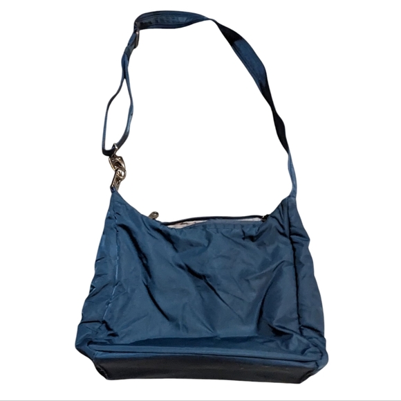 Lewis N Clark Travel Crossbody Bag Purse Blue - Picture 2 of 9